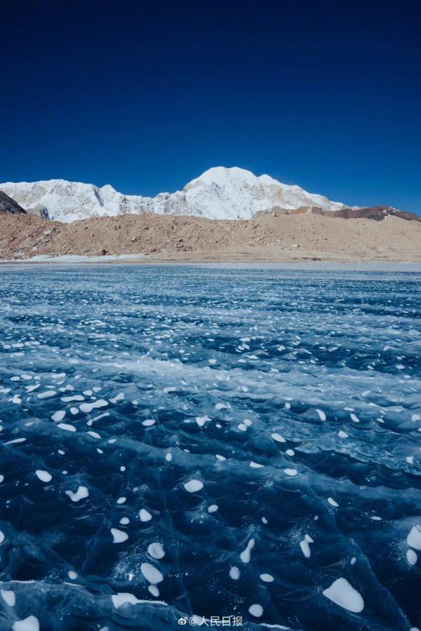 沁人心脾！喜马拉雅山上的绝美蓝冰 第 4 张